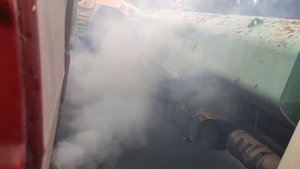 Tatra 815 v10 cold engine start