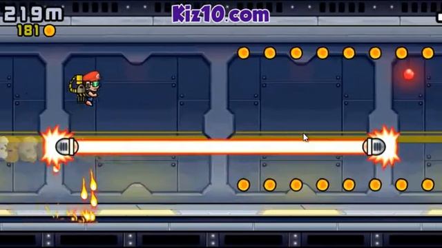 Jetpack Joyride Online - Game Walkthrough Kiz10.com смотреть онлайн