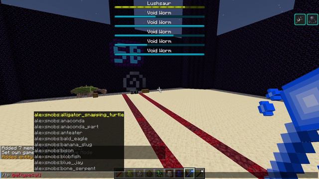 Lushsaur vs Alex's Mobs | Minecraft Mob Battle смотреть онлайн