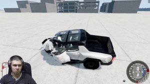 Краш тесты GMC Hummer EV в BeamNG.drive//Frolov Ncap.