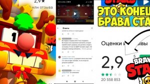 РЕЙТИНГ BRAWL STARS ПАДАЕТ! РАЗРАБЫ МОЛЧАТ, ОВОЩИ В КОММЕНТАРИЯХ! КОМПЕНСАЦИИ НЕ БУДЕТ?