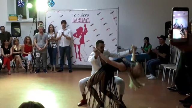 Шоу-номер по бачате от Глеба Шустова и Екатерины Воячек на V чемпионате по бачате "Te quiero Bachat смотреть онлайн