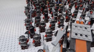 I built the Battle of Helm's Deep in LEGO!