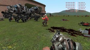 TF2 Engineers vs Giant Heavy ROBOTs in Garry's Mod