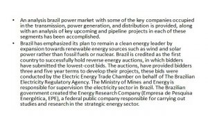 Brazil Power Market Research Report, Analysis, Opportunities, Forecast, Applications : Ken Research