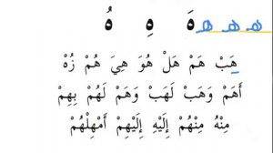 Арабский алфавит. Изучаем арабские буквы _ Урок 13 Ха الهاء