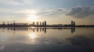 Закат в Большом Строгинском Затоне