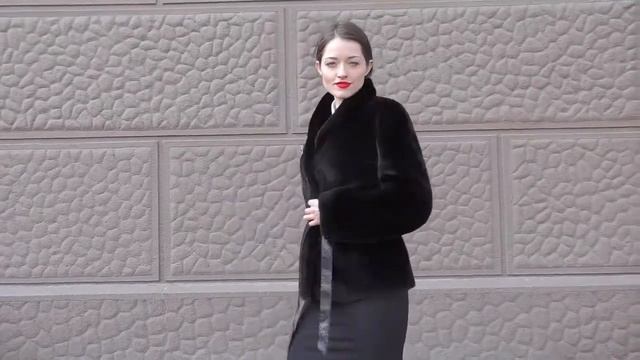Шуба из норки Blackglama. Модель №9 смотреть онлайн