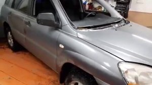 Установка лобового стекла Kia Sportage 2