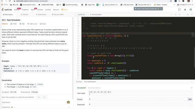 LeetCode 621. Task Scheduler | JSer - JavaScript & Algorithm смотреть онлайн
