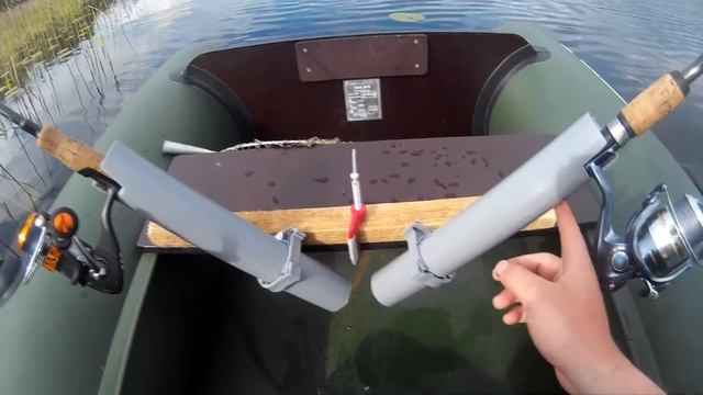 ПОДСТАВКА ДЛЯ УДИЛИЩ В ЛОДКУ СВОИМИ РУКАМИ ЗА 50 РУБЛЕЙ!! КРЕПЕЖ ДЛЯ ТРОЛЛИНГА смотреть онлайн