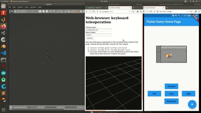 Control Mobile Robot using Flutter смотреть онлайн