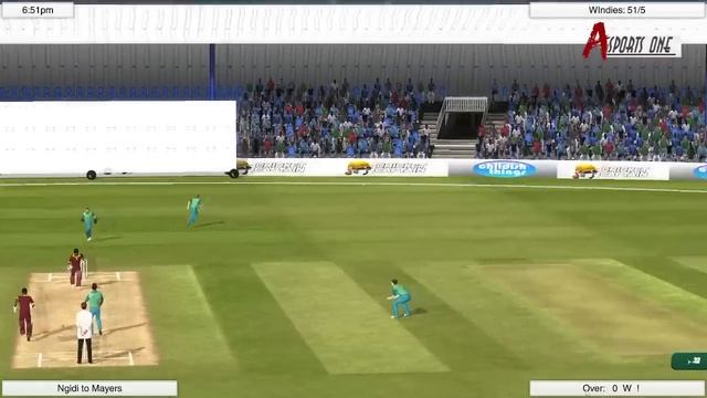 South Africa vs Windies Cricket Captain Gameplay смотреть онлайн
