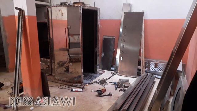 بداية تركيب فرن روتاتيف أو (فرن دوار)