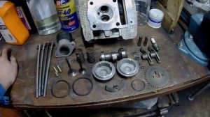 Yamaha YBR 125/Частичная переборка двигателя/Переборка ЦПГ/Замена цепи ГРМ