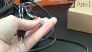 Сигнал и питание по витой паре для IP камер видеонаблюдения. Как подключить разъем RJ45.