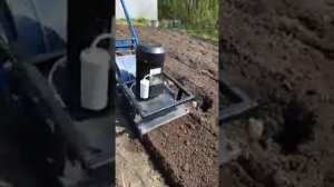 Посадка картошки с лоплошем 15.05.2021 года.