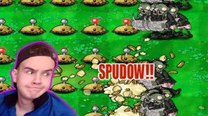 Картофельные мины против Зомби с газетой | Растение против Зомби