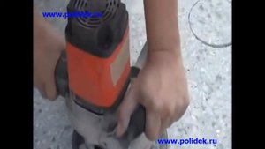 Шлифовальная машина по бетону и штукатурке SM125