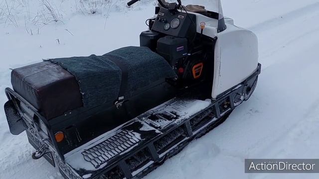 Немного о своём Буране на Лифане-20. И прокатимся по лесу на максимальной скорости. смотреть онлайн