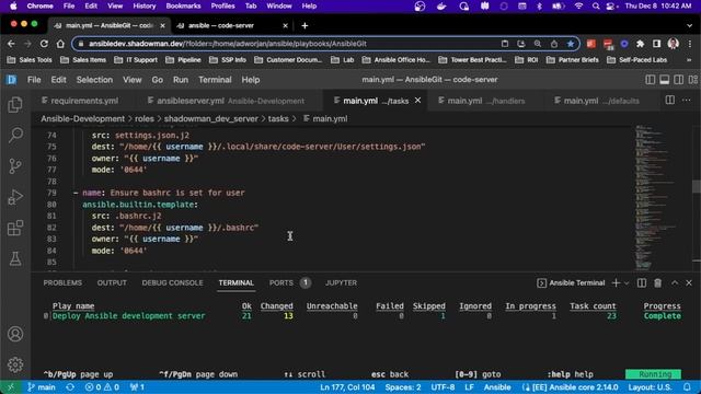Ansible Dev Server Using Ansible смотреть онлайн