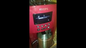 Очистка кофемашины CRUPS от накипи лимонной кислотой