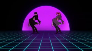 Kakyoin and Jotaro dance.