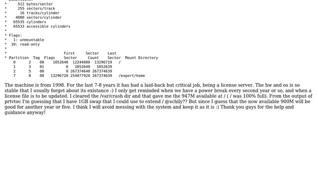 Solaris 10, change partition size смотреть онлайн