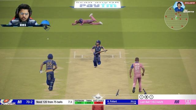 190 to Chase in 14.1 Overs for MI to Qualify - IPL 2014 MI vs RR - Cricket 19 Scenario Sunday смотреть онлайн