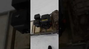 самодельный мотобуксировщик с двигателем лифан и автоматическим сцеплением и редуктором 1:2