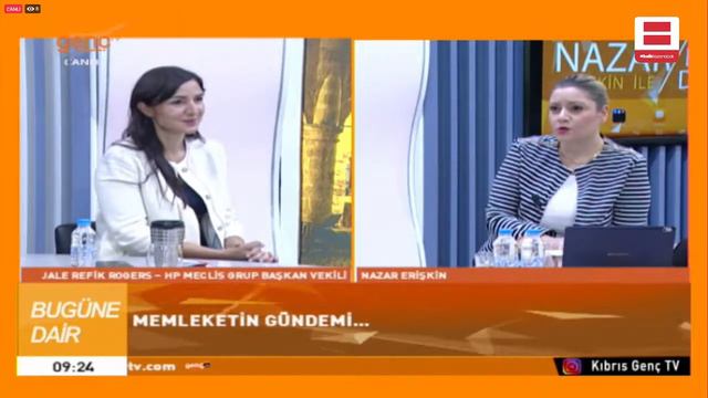 Girne Milletvekilimiz Jale Refik Rogers, "Bugüne Dair" programında soruları yanıtlıyor.