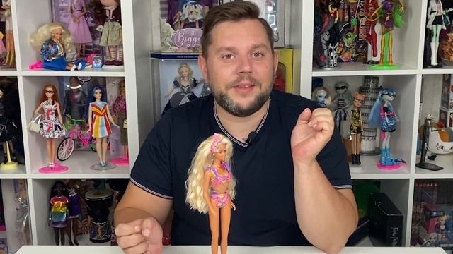 Блеснём стариной. Обзор и распаковка куклы Барби  Glitter beach Barbie 1992 года