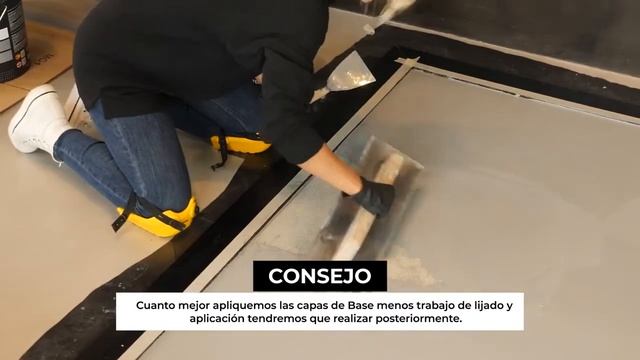 How to apply Microcemento CEMENTEC SISTEMA STANDARD on cement-base surface