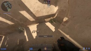 Смок в окно с тёмки на DUST2 (CS2)