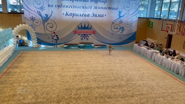 Виктория Быкова / МЯЧ / Художественная гимнастика / "Королева зима 2022 г."