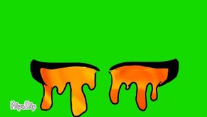 Футаж глаз на зелёном фоне