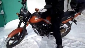 Как правильно заводить мотоцикл зимой Racer Tiger 150