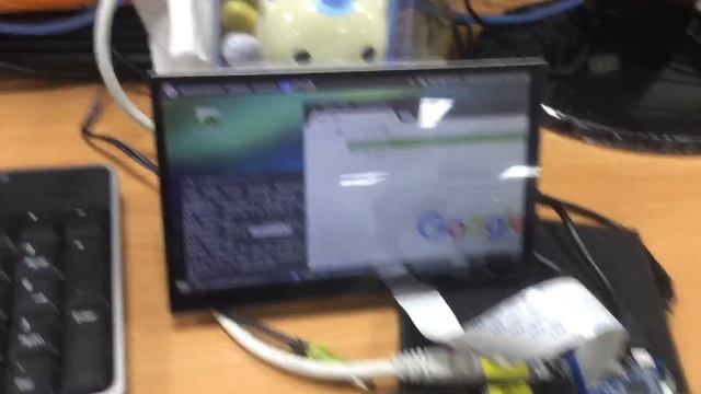 Banana Pi BPI-M2 Berry with LCD7 runs owncloud under docker смотреть онлайн