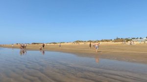 Gran Canaria Playa del Ingles Beach Life Monday Morning | We❤️Canarias