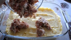 КАРТОФЕЛЬНАЯ ЗАПЕКАНКА с мясным фаршем