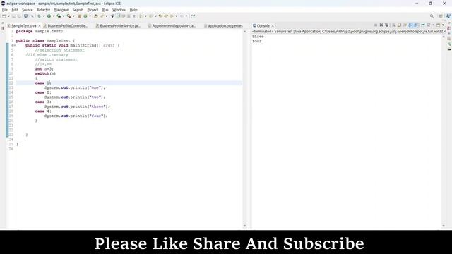 Java Programming Tutorial For Beginner 2023 Part 5 Selection Statement Switch Statement