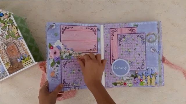 Семейный альбом № 125 "В кругу семьи" в стиле Прованс и коробка к альбому/скрапбукинг смотреть онлайн