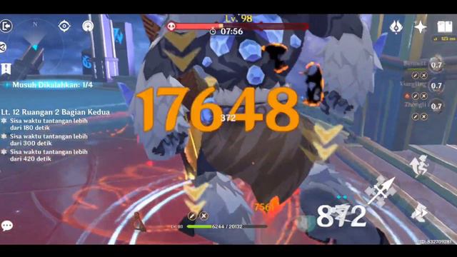 redmi note 9pro GENSHIN IMPACT • xiao favonius destroy electro bird abyss 3.3 смотреть онлайн