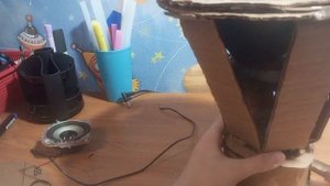 сабвуферный динамик из картона своими руками