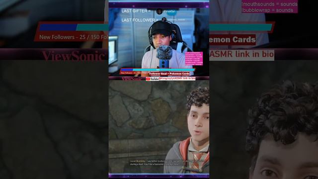 ASMR Hogwarts Legacy gaming Part 2 (Jolly Ranchers, whispering, controller sounds)