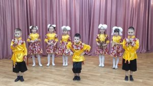Оркестр на музыкальных инструментах в детском саду! Номер на конкурс Деревенские напевы (попури)