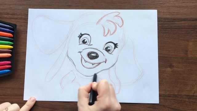 РИСУЕМ СКАЙ ИЗ ЩЕНЯЧЕГО ПАТРУЛЯ ВОСКОВЫМИ МЕЛКАМИ. смотреть онлайн