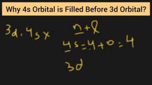 Why 4s Orbital is Filled Before 3d? - PakChemist