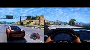 GTA5 BMW M8 против BMW I8 | BMW M8 vs BMW I8 Кто кого?!