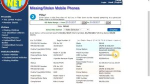 Search for Stolen or missing mobile registry before buying second hand mobile in India